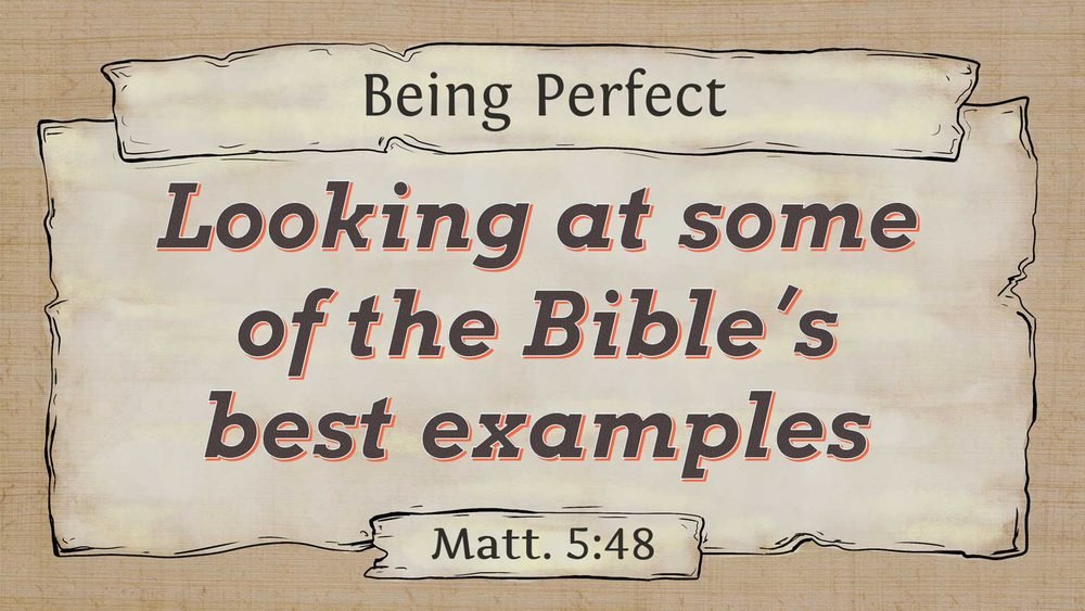 Being Perfect (Kevin Williams)